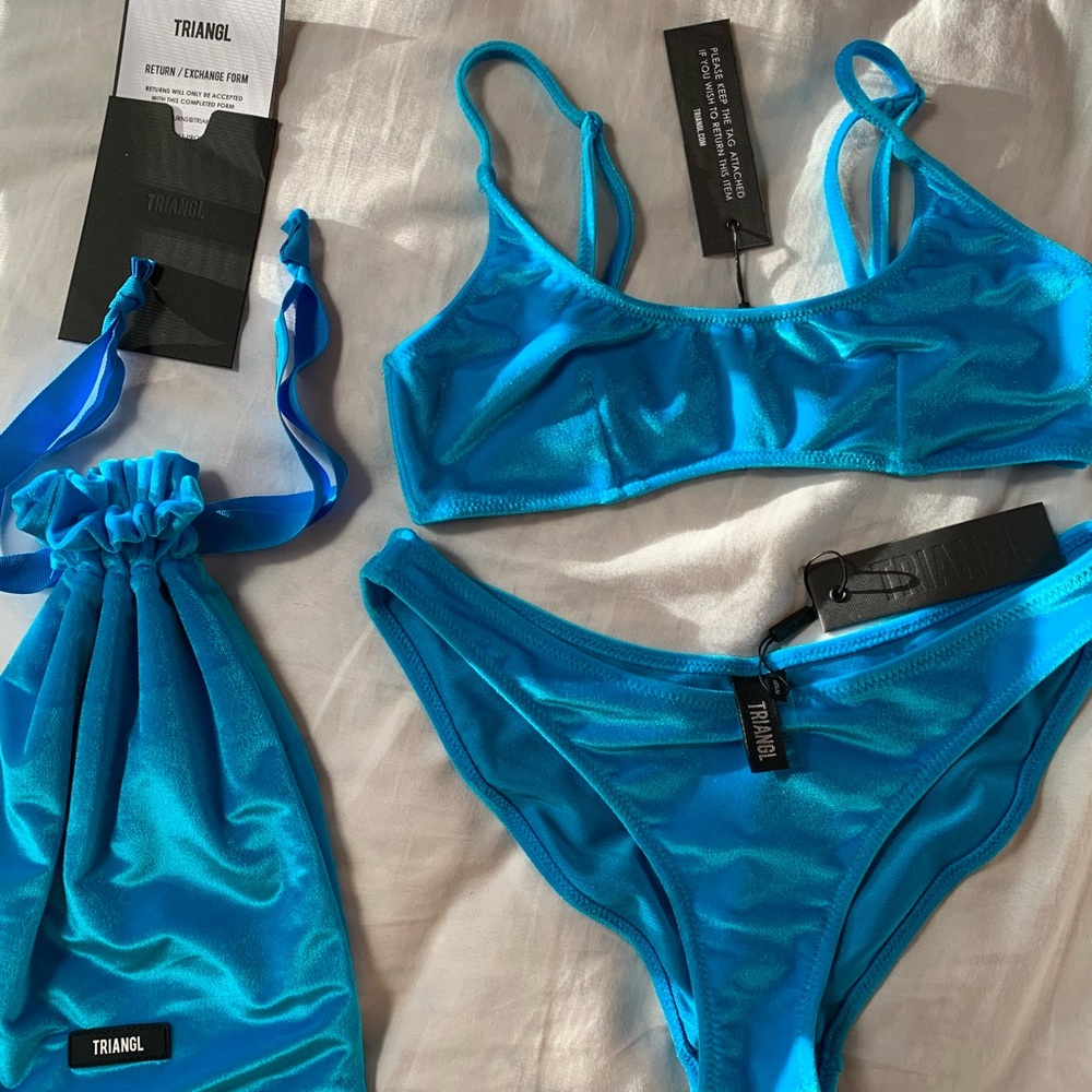 TRIANGL ANDREA velvet swim set. - Picture 2 of 8